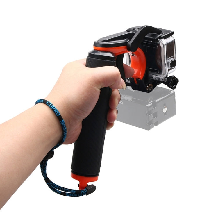 Shutter Trigger + Floating Hand Grip Diving Buoyancy Stick with Adjustable Anti-lost Strap & Screw & Wrench for GoPro HERO7 /6 Black /5 Black - HoMEdemic™ 