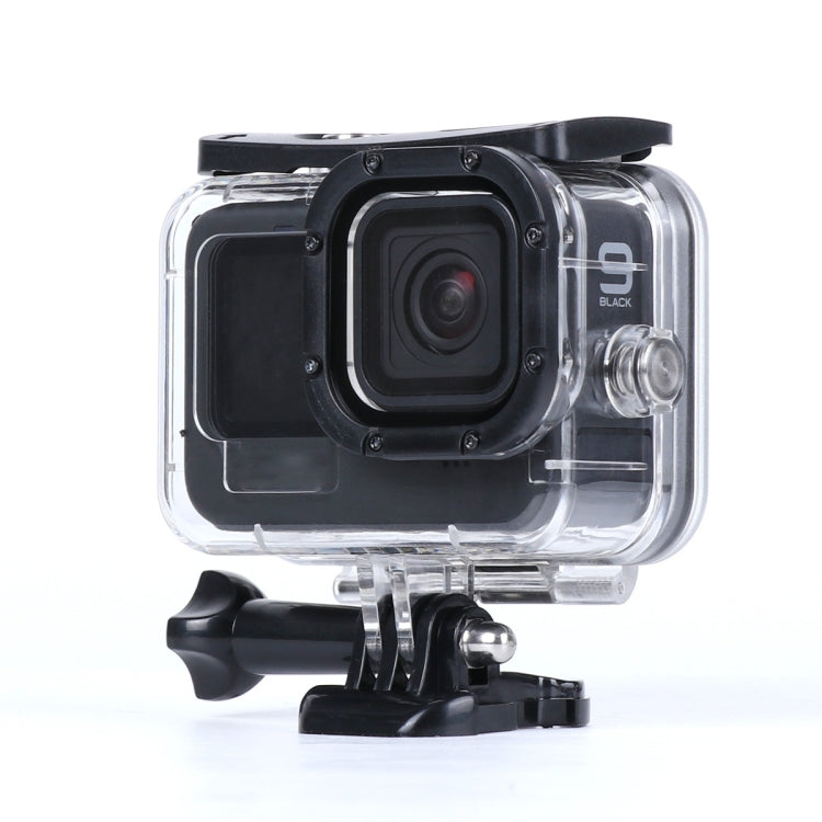 45m Waterproof Housing Protective Case with Buckle Basic Mount & Screw For GoPro HERO10 Black / HERO9 Black - HoMEdemic™ 