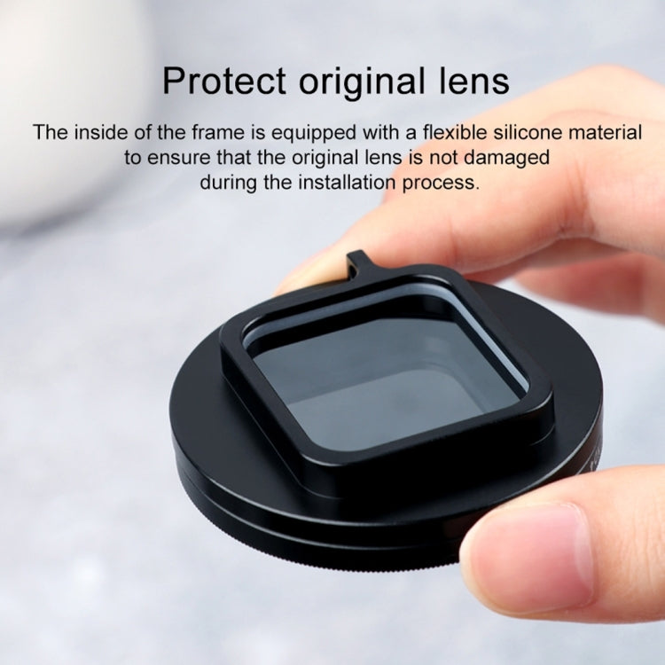 RUIGPRO for GoPro HERO10 Black / HERO9 Black Professional 52mm UV Lens Filter with Filter Adapter Ring & Lens Cap - HoMEdemic™ 