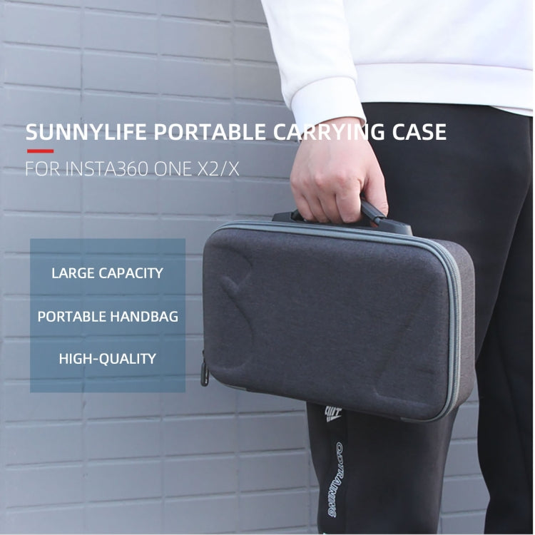 Sunnylife IST-B193 Storage Bag Case Handbag for Insta360 ONE X2 / X(Black) - HoMEdemic™ 