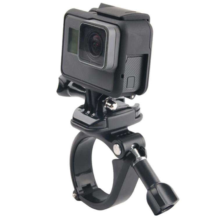 GP434 Large Size Bicycle Motorcycle Handlebar Fixing Mount for GoPro, Insta360, DJI and Other Action Cameras(Black) - HoMEdemic™ 