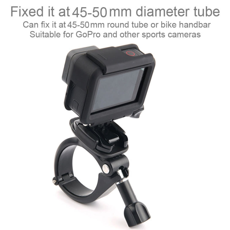 GP434 Large Size Bicycle Motorcycle Handlebar Fixing Mount for GoPro, Insta360, DJI and Other Action Cameras(Black) - HoMEdemic™ 