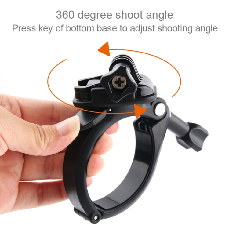 GP434 Large Size Bicycle Motorcycle Handlebar Fixing Mount for GoPro, Insta360, DJI and Other Action Cameras(Black) - HoMEdemic™ 