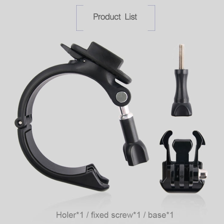 GP434 Large Size Bicycle Motorcycle Handlebar Fixing Mount for GoPro, Insta360, DJI and Other Action Cameras(Black) - HoMEdemic™ 