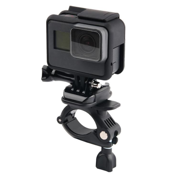 GP435 Small Size Bicycle Motorcycle Handlebar Fixing Mount for GoPro, Insta360, DJI and Other Action Cameras(Black) - HoMEdemic™ 