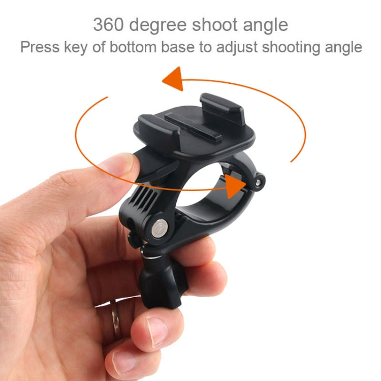 GP435 Small Size Bicycle Motorcycle Handlebar Fixing Mount for GoPro, Insta360, DJI and Other Action Cameras(Black) - HoMEdemic™ 
