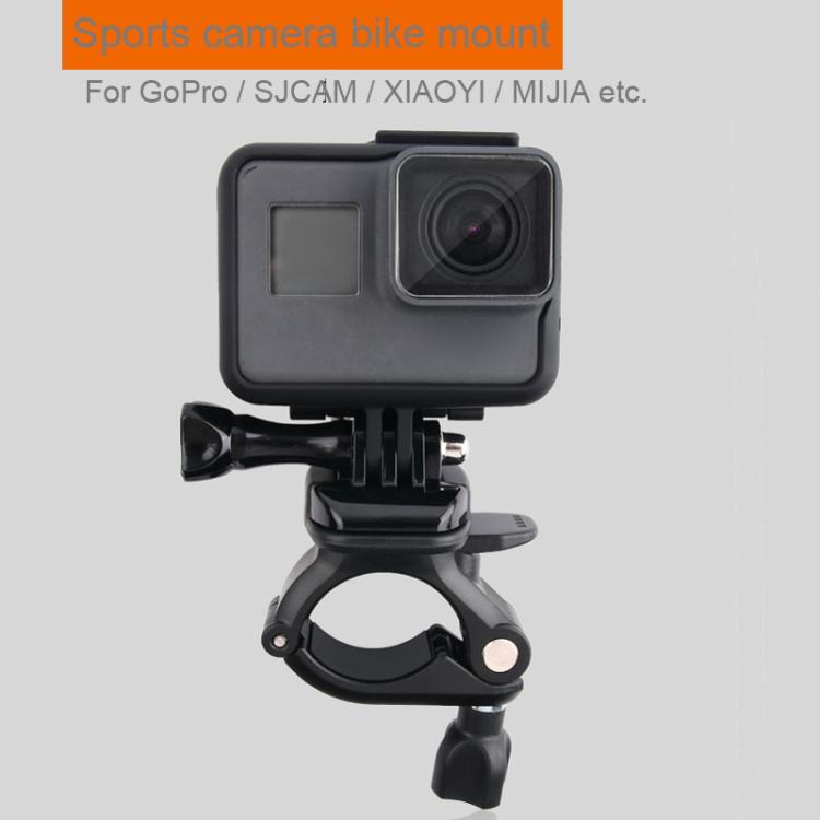 GP435 Small Size Bicycle Motorcycle Handlebar Fixing Mount for GoPro, Insta360, DJI and Other Action Cameras(Black) - HoMEdemic™ 