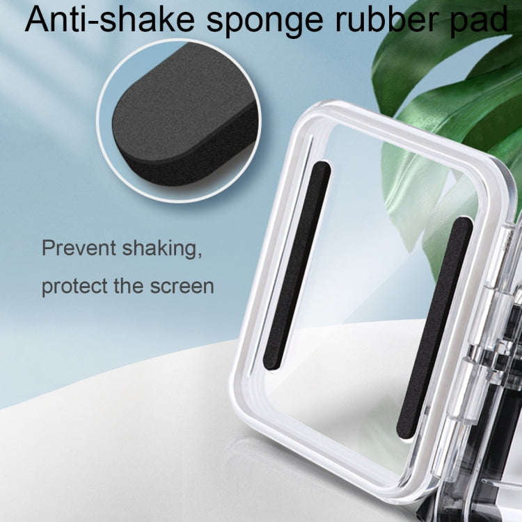 For GoPro HERO8 Black 45m Waterproof Housing Protective Case with Buckle Basic Mount & Screw & Floating Bobber Grip & Strap & Anti-Fog Inserts(Transparent) - HoMEdemic™ 