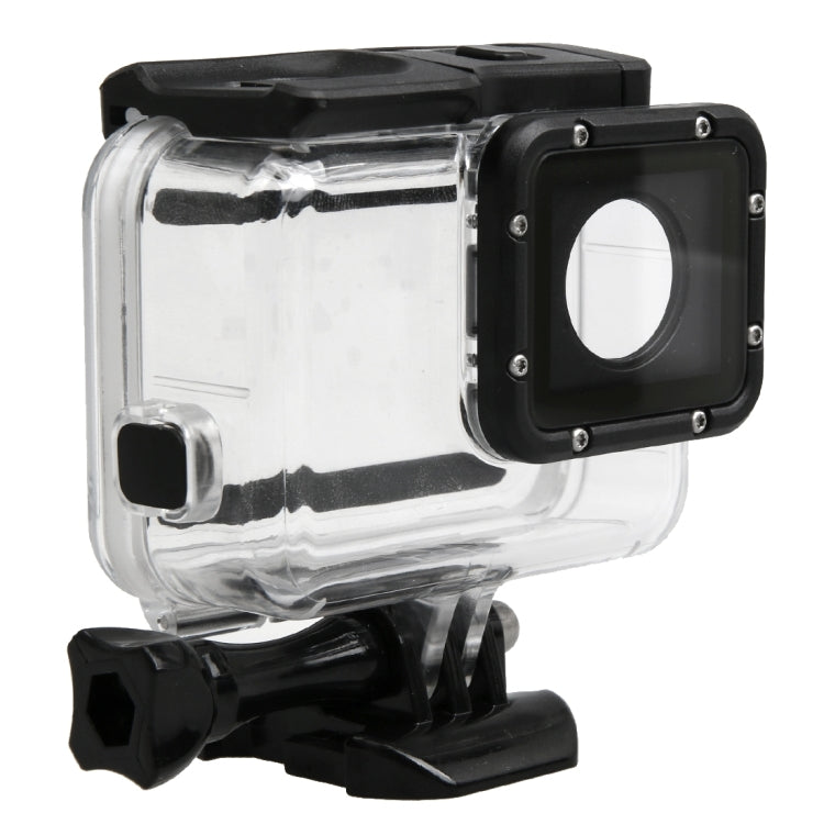 For GoPro HERO5 30m Waterproof PC & ABS Housing Protective Case + Touch Back Cover with Buckle Basic Mount & Long Screw, Backcover Size: 7 x 6 cm - HoMEdemic™ 