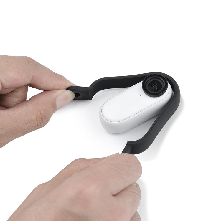 Plastic Protective Frame Mount Cage with Tripod Base Adapter for Insta360 GO 2(Black) - HoMEdemic™ 