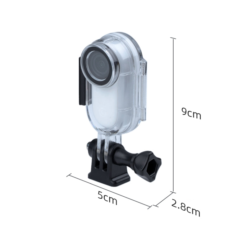 30m Underwater Waterproof Housing Protective Case for Insta360 GO 2, with Base Adapter & Screw - HoMEdemic™ 