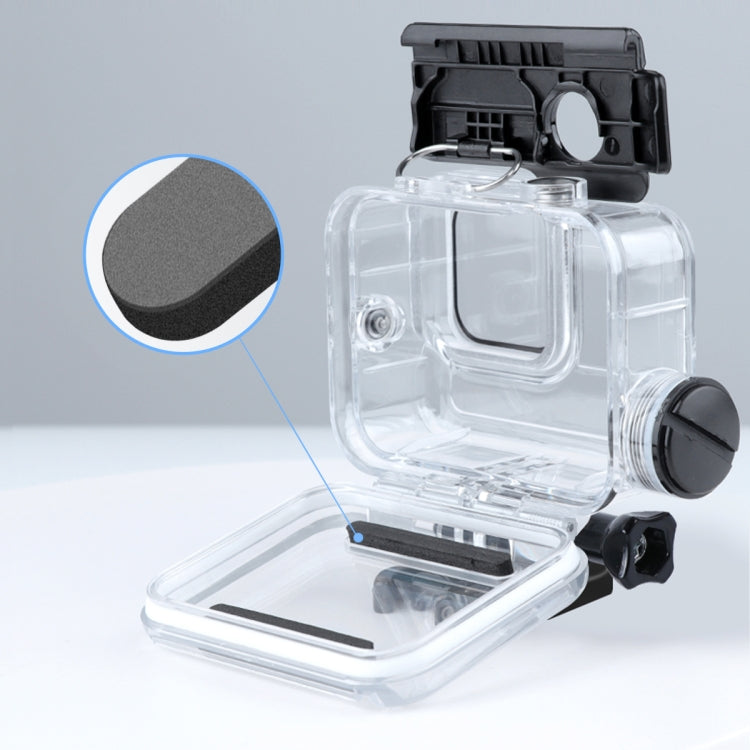 For GoPro HERO10 Black / HERO9 Black 30m Charging Waterproof Housing Case with Buckle Basic Mount & Screw - HoMEdemic™ 