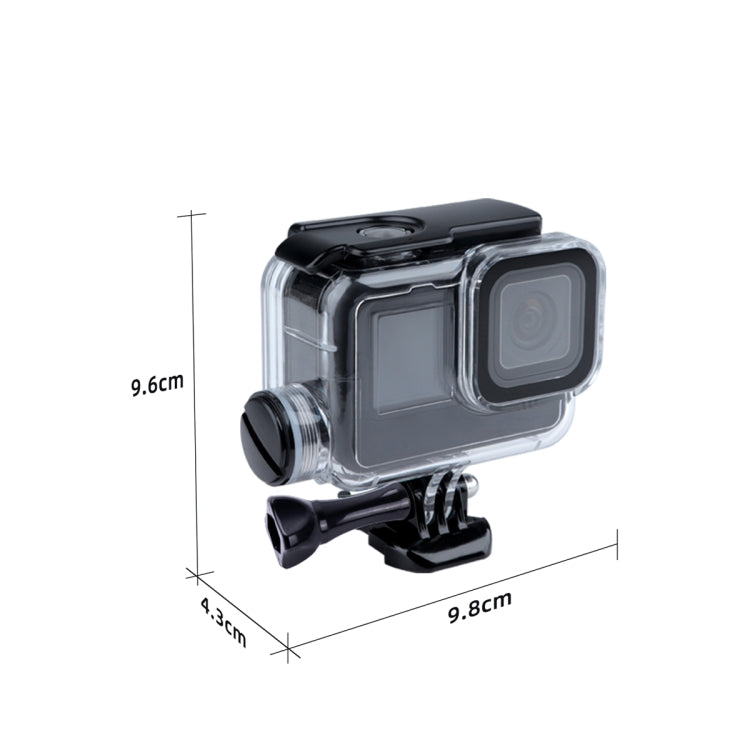 For GoPro HERO10 Black / HERO9 Black 30m Charging Waterproof Housing Case with Buckle Basic Mount & Screw - HoMEdemic™ 
