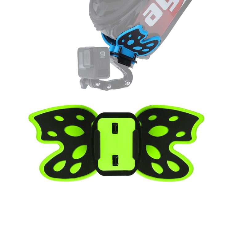 Butterfly Helmet Mount Adapter for GoPro, Insta360, DJI and Other Action Cameras(Fluorescent Green) - HoMEdemic™ 