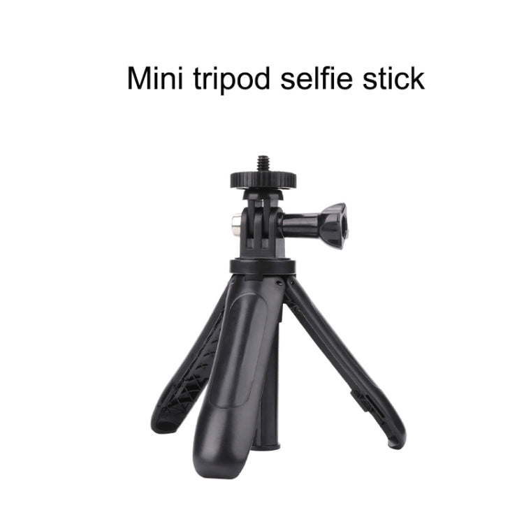 Multi-functional Foldable Tripod Holder Selfie Monopod Stick for GoPro, Insta360, DJI and Other Action Cameras, Length: 12-23cm(Red) - HoMEdemic™ 