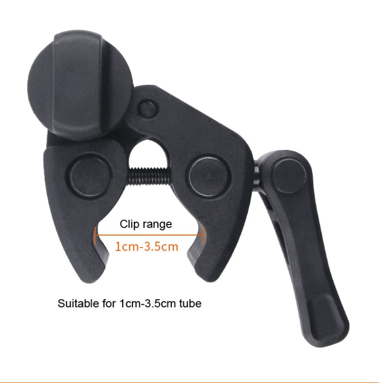 Clamp Mount Connecting Adapter Kit with Waterproof Back Cover for GoPro HERO6 /5(Black) - HoMEdemic™ 