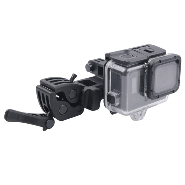 Clamp Mount Connecting Adapter Kit with Waterproof Back Cover for GoPro HERO6 /5(Black) - HoMEdemic™ 