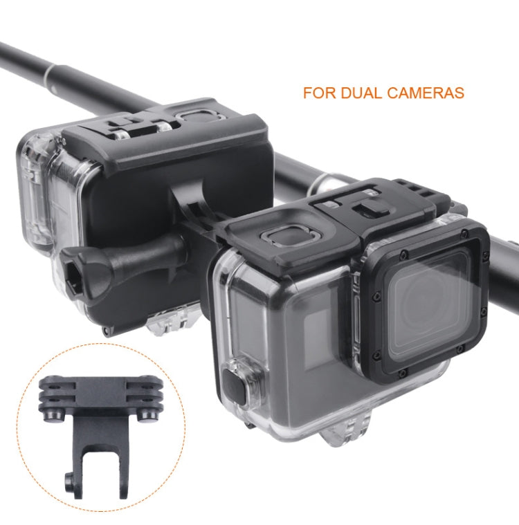 Clamp Mount Connecting Adapter Kit with Waterproof Back Cover for GoPro HERO6 /5(Black) - HoMEdemic™ 