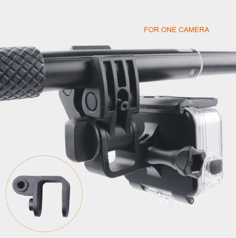 Clamp Mount Connecting Adapter Kit with Waterproof Back Cover for GoPro HERO6 /5(Black) - HoMEdemic™ 