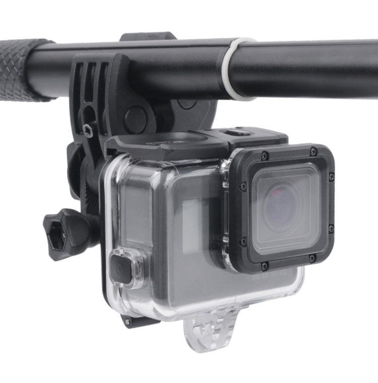 Clamp Mount Connecting Adapter Kit with Waterproof Back Cover for GoPro HERO6 /5(Black) - HoMEdemic™ 
