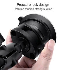 Triangle Suction Cup Mount Holder with Tripod Adapter & Steel Tether & Safety Buckle, Triangle Suction Cup - HoMEdemic™ 