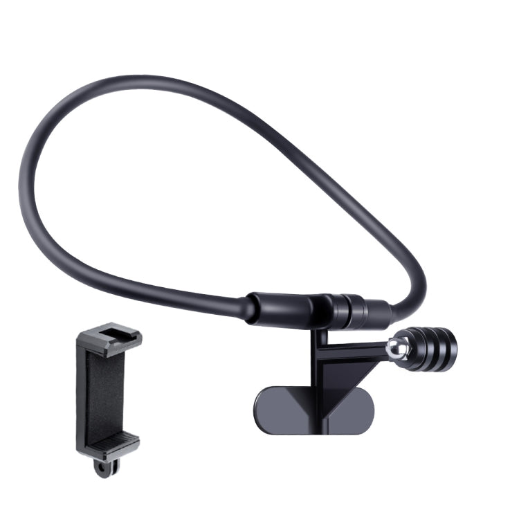 Hands Free Lazy Wearable Neck Camera Phone Holder with Phone Clamp, Extended Version(Black) - HoMEdemic™ 