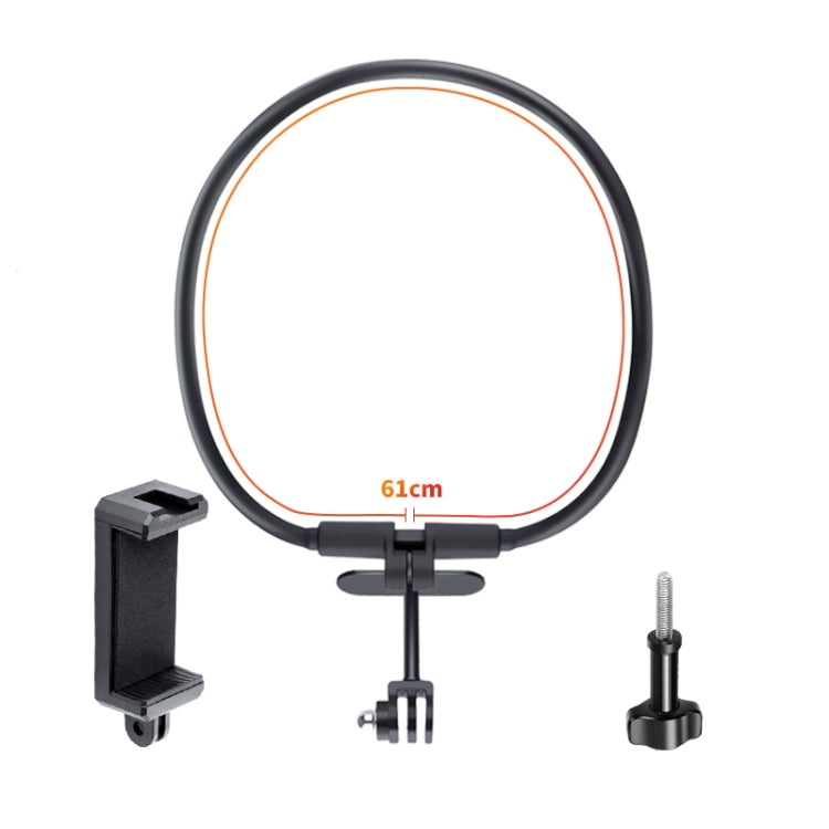 Hands Free Lazy Wearable Neck Camera Phone Holder with Phone Clamp, Extended Version(Black) - HoMEdemic™ 