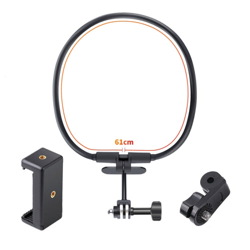 Hands Free Lazy Wearable Neck Phone Camera Holder with Phone Clamp, Extended Version, Neck Holder C - HoMEdemic™ 