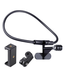 Hands Free Lazy Wearable Neck Phone Camera Holder with Phone Clamp, Extended Version, Neck Holder C - HoMEdemic™ 