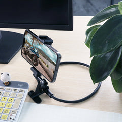 Hands Free Lazy Wearable Neck Phone Camera Holder with Phone Clamp, Extended Version, Neck Holder C - HoMEdemic™ 