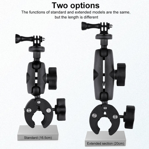 Extended Version 360 Rotation Adjustable Action Camera Bike Motorcycle Handlebar Holder, Extended Version - HoMEdemic™ 