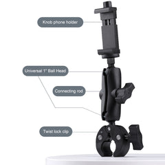 Extended Version 360 Rotation Adjustable Action Camera Bike Motorcycle Handlebar Holder, Extended Version - HoMEdemic™ 