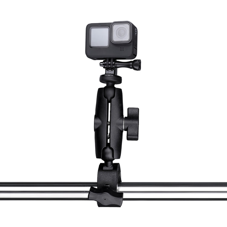 Extended Version 360 Rotation Adjustable Action Camera Clamp Plier Base Holder (Black) - HoMEdemic™ 