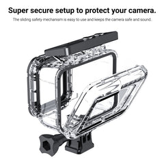 60m Underwater Depth Diving Case Waterproof Camera Housing for Insta360 One RS 4K, For Insta360 One RS 4K - HoMEdemic™ 