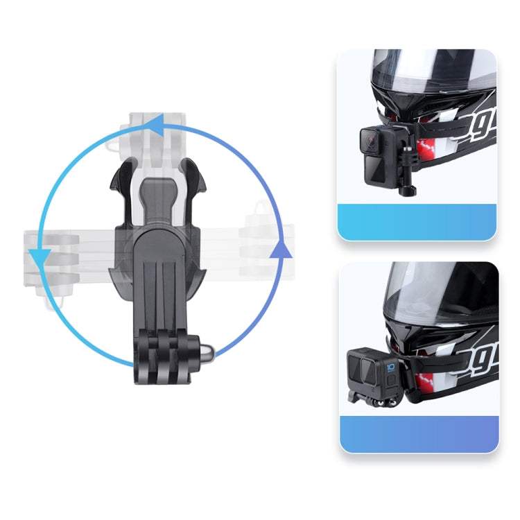 360 Degree Rotation J-Hook Buckle Mount (Black) - HoMEdemic™ 