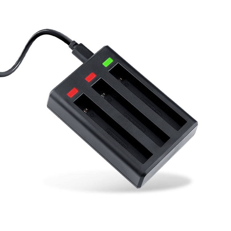 Tri-Slot Batteries Fast Charger for Insta360 One X2(Black) - HoMEdemic™ 