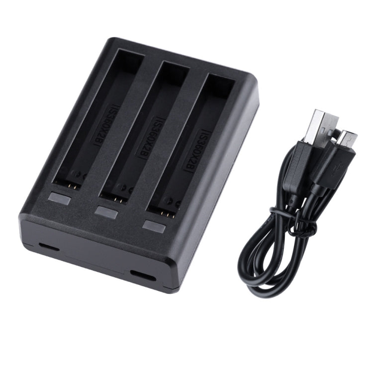 Tri-Slot Batteries Fast Charger for Insta360 One X2(Black) - HoMEdemic™ 