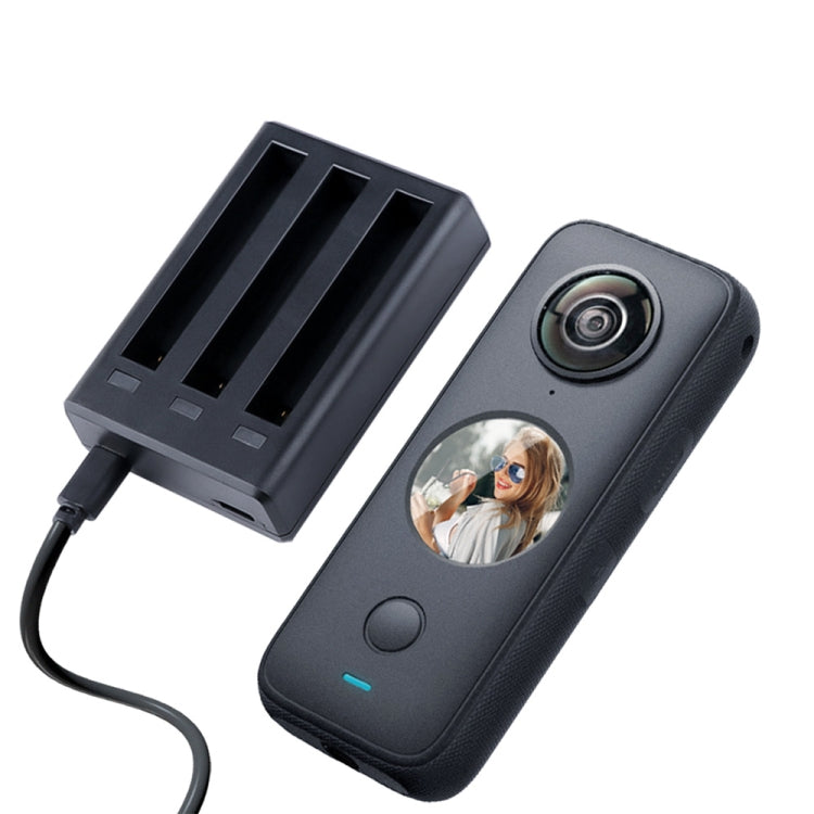 Tri-Slot Batteries Fast Charger for Insta360 One X2(Black) - HoMEdemic™ 