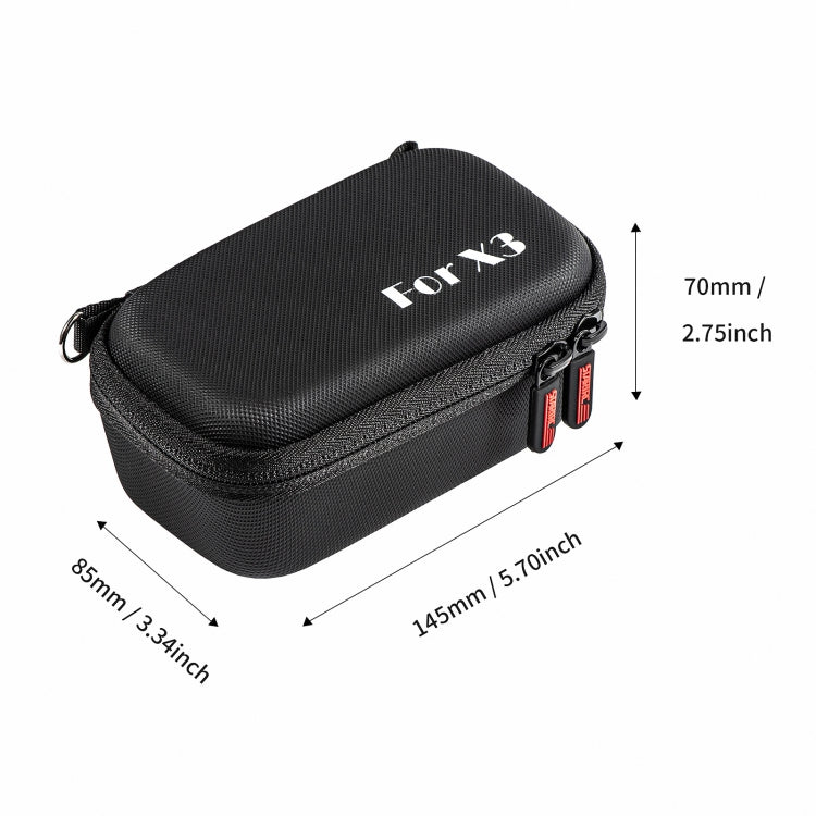 For Insta360 One X3 STARTRC Camera Carry Case with Carabiner & Strap(Black) - HoMEdemic™ 