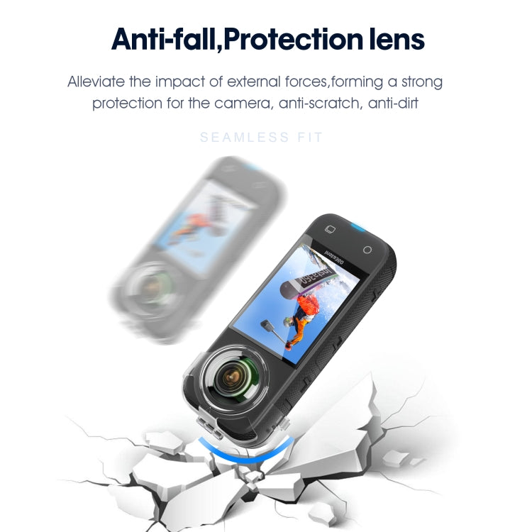 For Insta360 X3 STARTRC No Disassembly Transparent Lens Protection Cover(Transparent) - HoMEdemic™ 