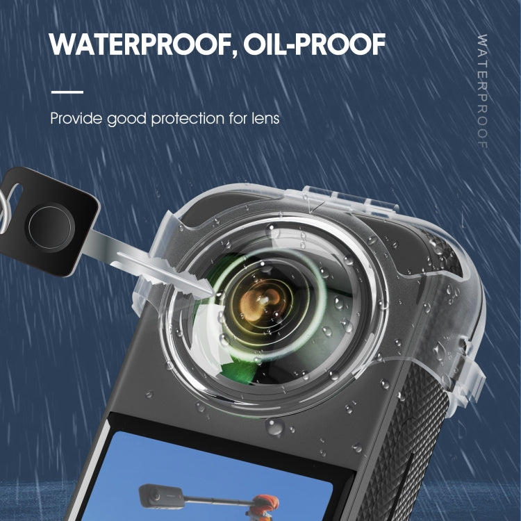 For Insta360 X3 STARTRC No Disassembly Transparent Lens Protection Cover(Transparent) - HoMEdemic™ 