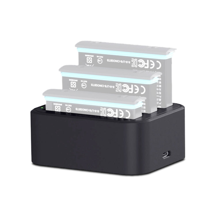 For Insta360 X3 / One X2 Tri-Slot Batteries Fast Charger(Black) - HoMEdemic™ 