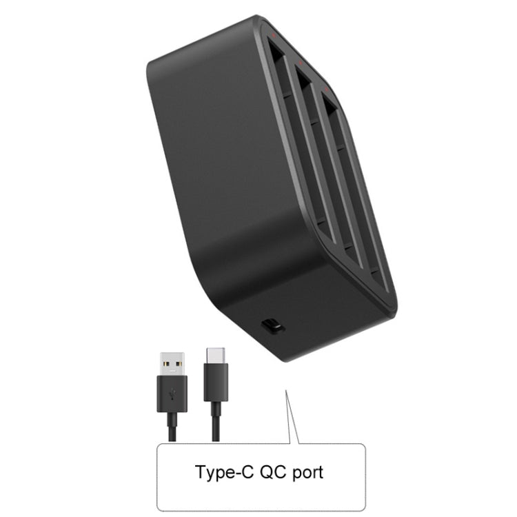 For Insta360 X3 / One X2 Tri-Slot Batteries Fast Charger(Black) - HoMEdemic™ 