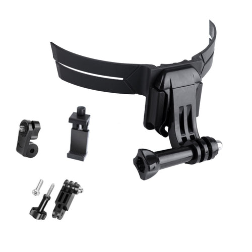 RUIGPRO Action Camera Phone Helmet Mount Kit with J-Hook Buckle & Rotation Phone Clamp & Adapter(Black) - HoMEdemic™ 