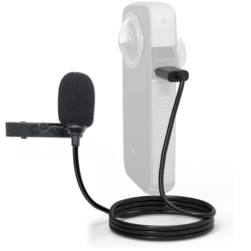 For Insta360 ONE X2 Lavalier Clip Type-C Recording Microphone - HoMEdemic™ 