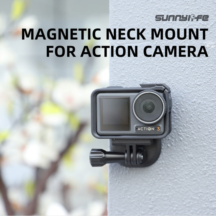 Sunnylife ZJ554 Magnetic Wearable Neck Phone Action Camera  Holder (Black) - HoMEdemic™ 