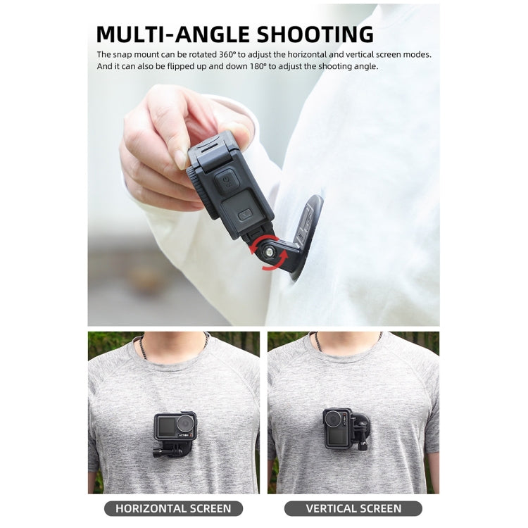 Sunnylife ZJ554 Magnetic Wearable Neck Phone Action Camera  Holder (Black) - HoMEdemic™ 