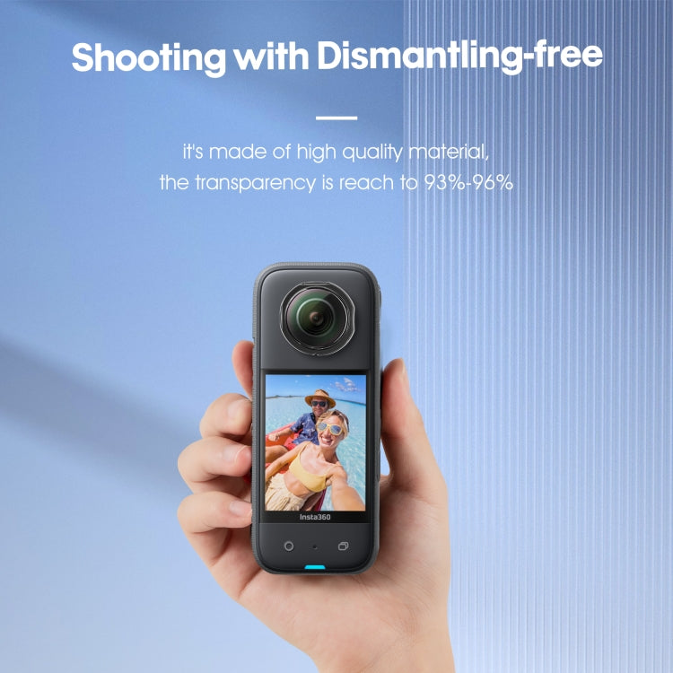 For Insta360 X3 STARTRC Lens Guard PC Protective Cover(Black) - HoMEdemic™ 