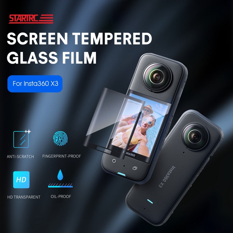 For Insta360 X3 STARTRC 2pcs Curved  HD Explosion-proof Soft Film - HoMEdemic™ 