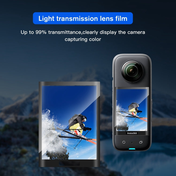 For Insta360 X3 STARTRC 2pcs Curved  HD Explosion-proof Soft Film - HoMEdemic™ 